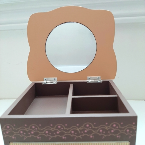 Girl's Bear Wooden Jewelry Box - Picture 3 of 10